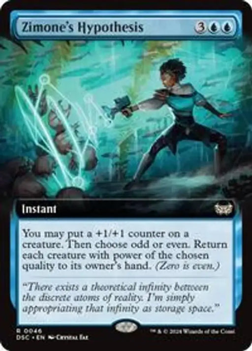 Zimone’s Hypothesis (Extended Art) [Duskmourn: House of Horror Commander] - MTG Single