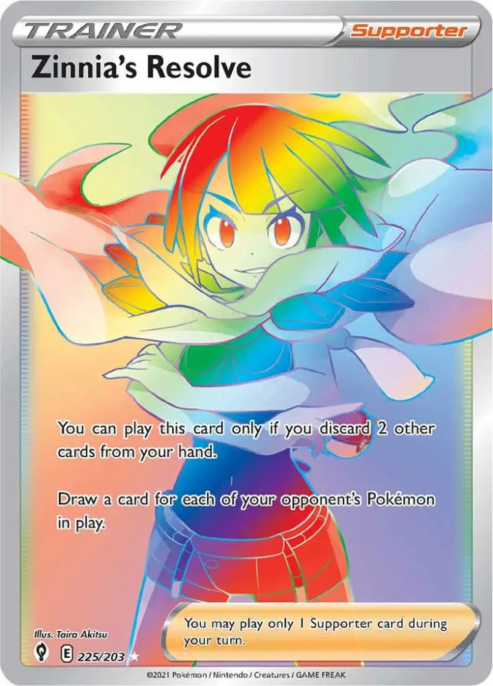 Zinnia’s Resolve (225/203) [Sword & Shield: Evolving Skies] - Pokemon Single