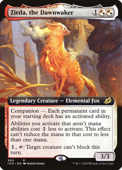 Zirda the Dawnwaker (Extended Art) [Ikoria: Lair of Behemoths] - MTG Single