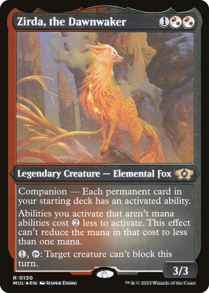 Zirda the Dawnwaker (Foil Etched) [Multiverse Legends] - MTG Single