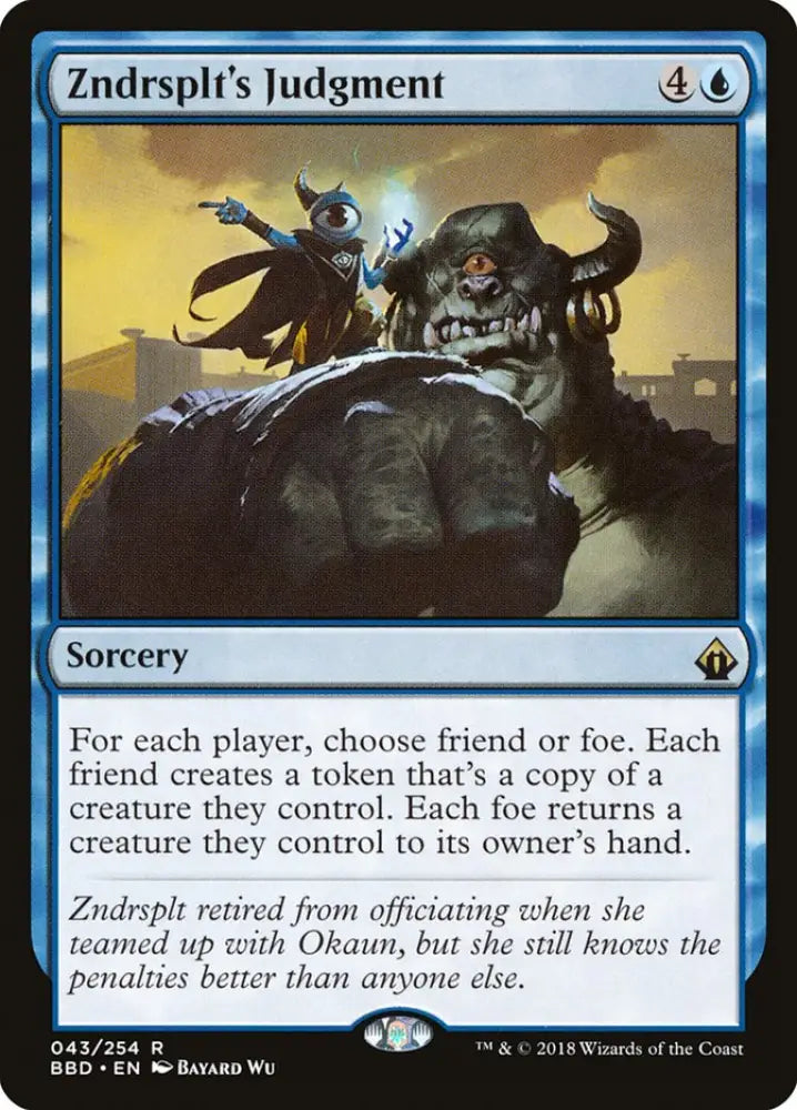 Zndrsplt’s Judgment [Battlebond] - MTG Single