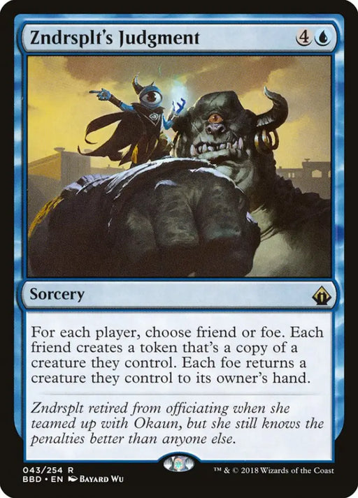 Zndrsplt’s Judgment [Battlebond] - MTG Single