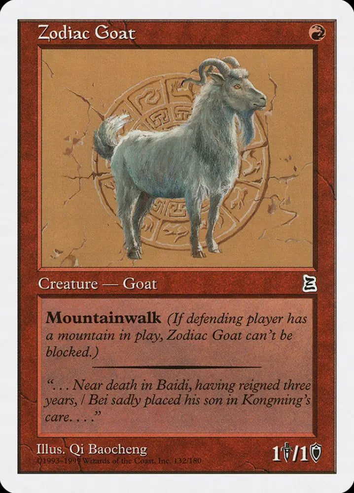Zodiac Goat [Portal Three Kingdoms] - MTG Single