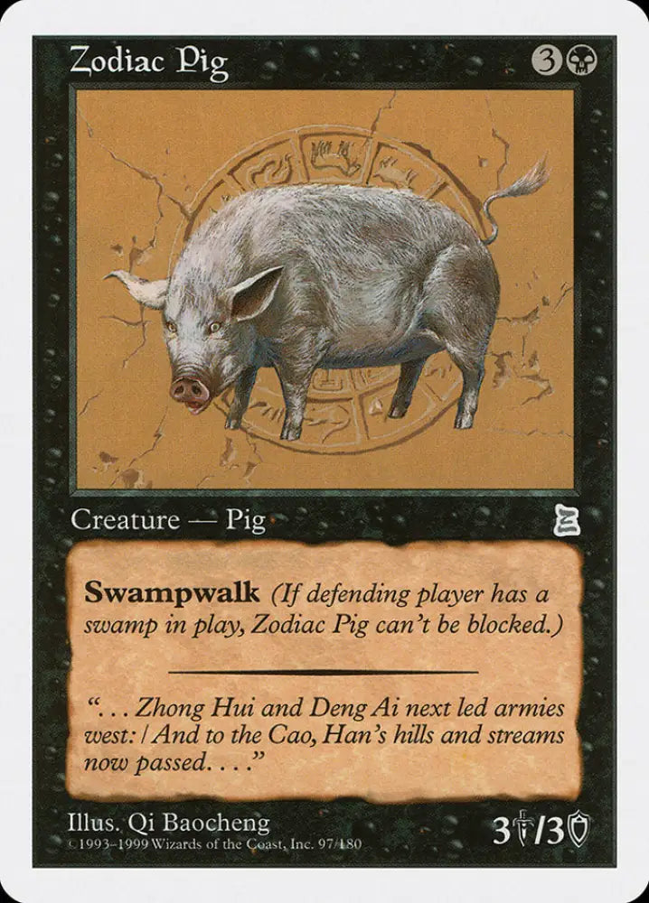 Zodiac Pig [Portal Three Kingdoms] - MTG Single