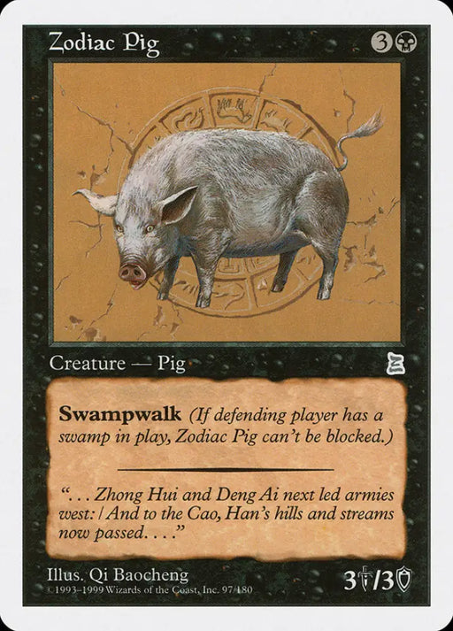 Zodiac Pig [Portal Three Kingdoms] - MTG Single