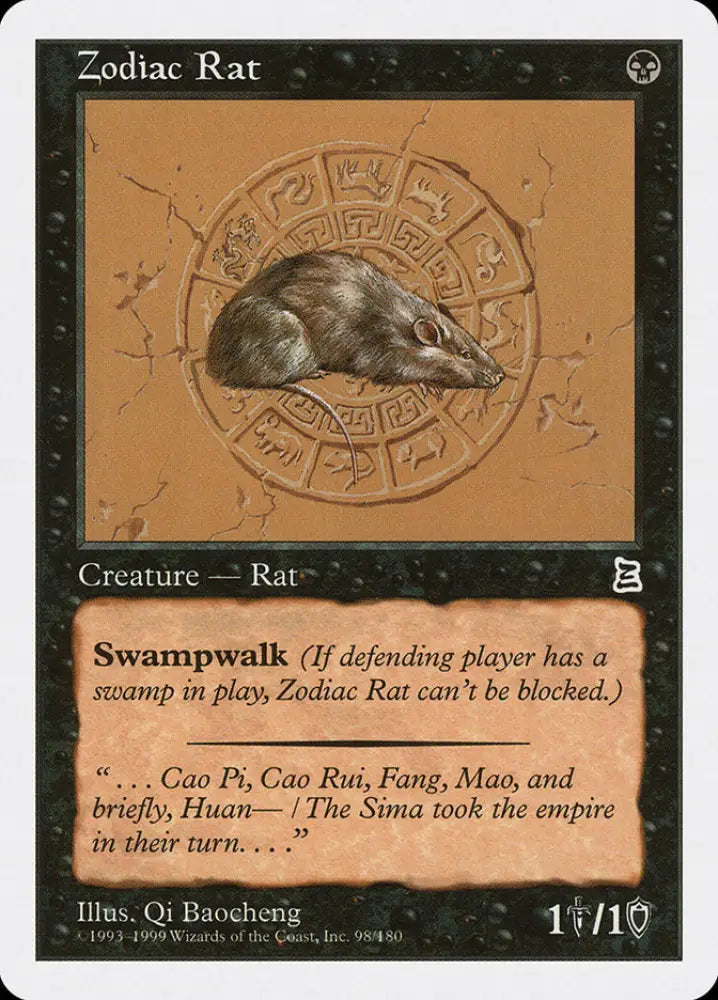 Zodiac Rat [Portal Three Kingdoms] - MTG Single