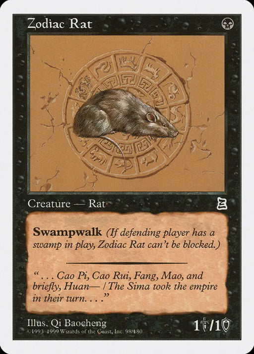 Zodiac Rat [Portal Three Kingdoms] - MTG Single