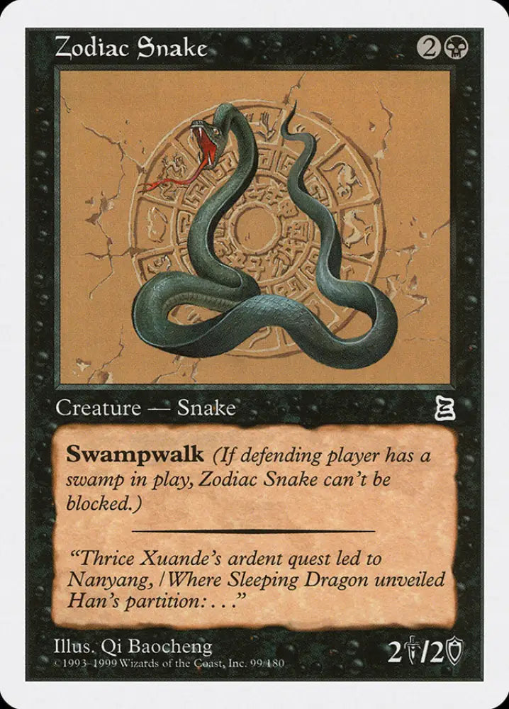 Zodiac Snake [Portal Three Kingdoms] - MTG Single