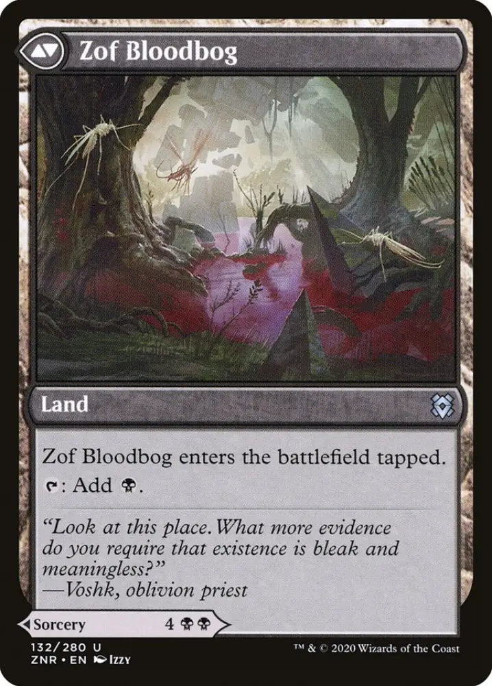 Zof Consumption // Zof Bloodbog [Zendikar Rising] - MTG Single