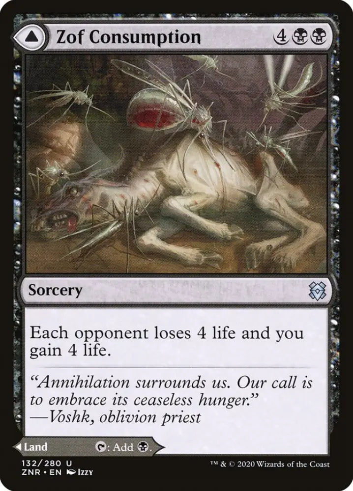 Zof Consumption // Zof Bloodbog [Zendikar Rising] - MTG Single