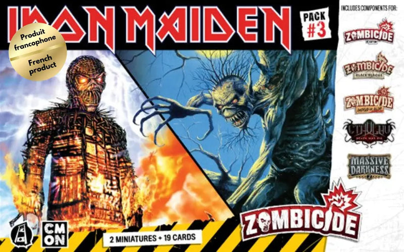 ZOMBICIDE - 2ND EDITION: IRON MAIDEN PACK #3 (FR) - Board Games