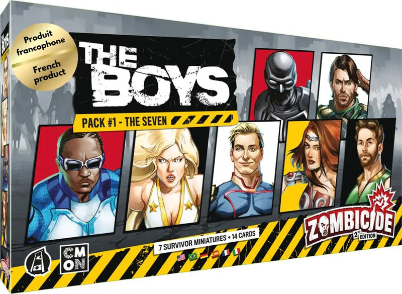 Zombicide 2nd Edition: The Boys Pack #1 - The Seven (ML) - Board Games