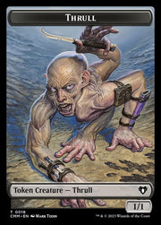 Zombie (0019) // Thrull Double-Sided Token [Commander Masters Tokens] - MTG Single