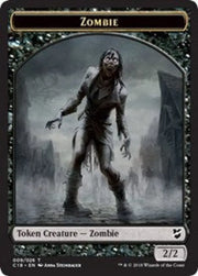 Zombie // Angel Double-Sided Token [Commander 2018 Tokens] - MTG Single