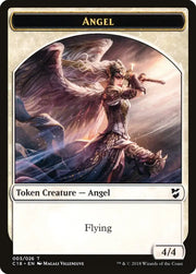 Zombie // Angel Double-Sided Token [Commander 2018 Tokens] - MTG Single