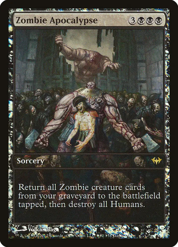Zombie Apocalypse (Game Day) [Dark Ascension Promos] - MTG Single