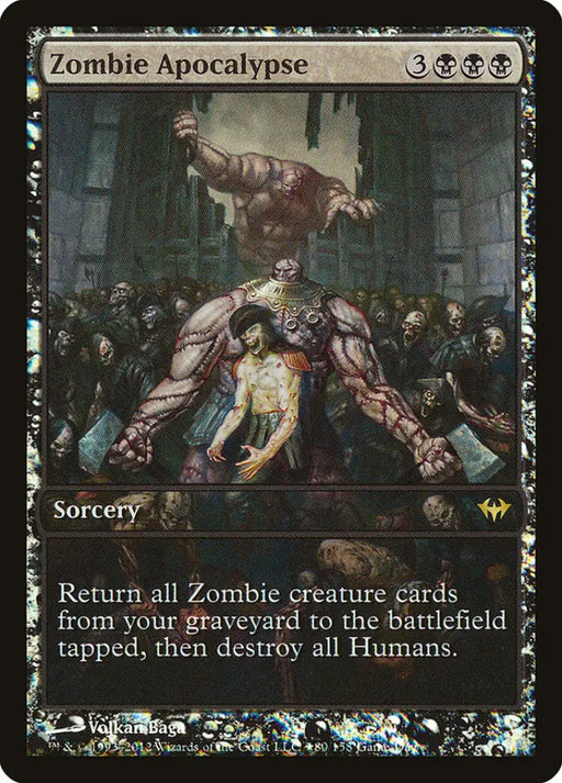 Zombie Apocalypse (Game Day) [Dark Ascension Promos] - MTG Single