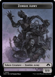 Zombie Army // Energy Reserve Double-Sided Token [Modern Horizons 3 Tokens] - MTG Single
