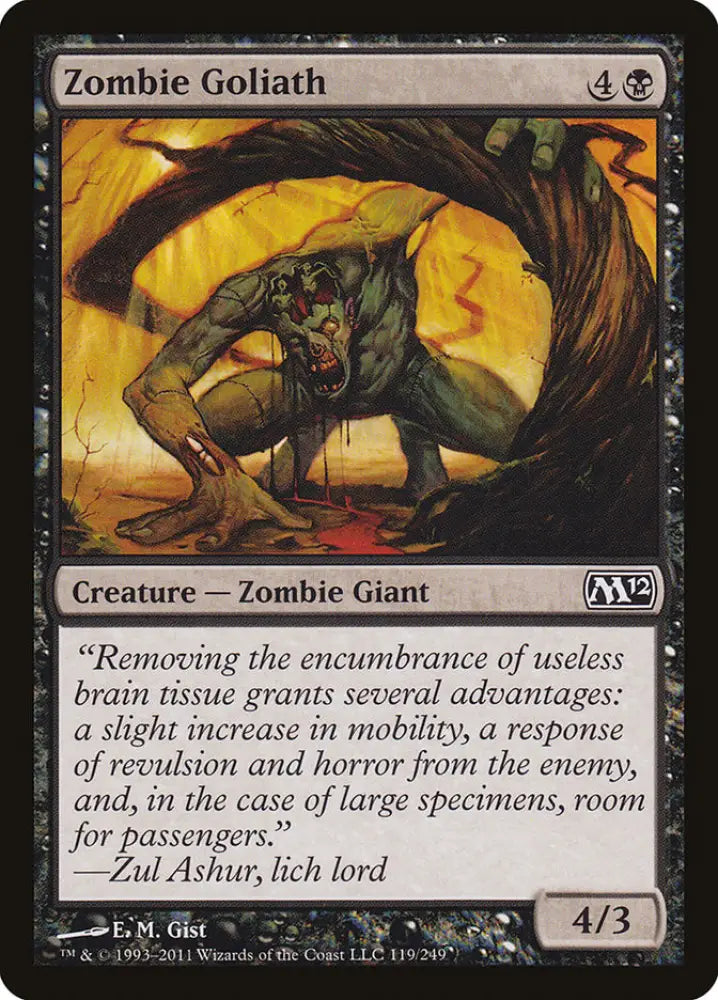 Zombie Goliath [Magic 2012] - MTG Single