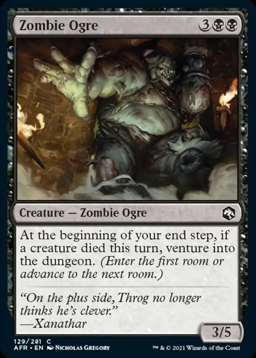 Zombie Ogre [Dungeons & Dragons: Adventures in the Forgotten Realms] - MTG Single