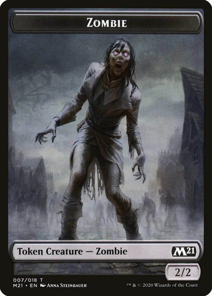 Zombie Token [Core Set 2021 Tokens] - MTG Single