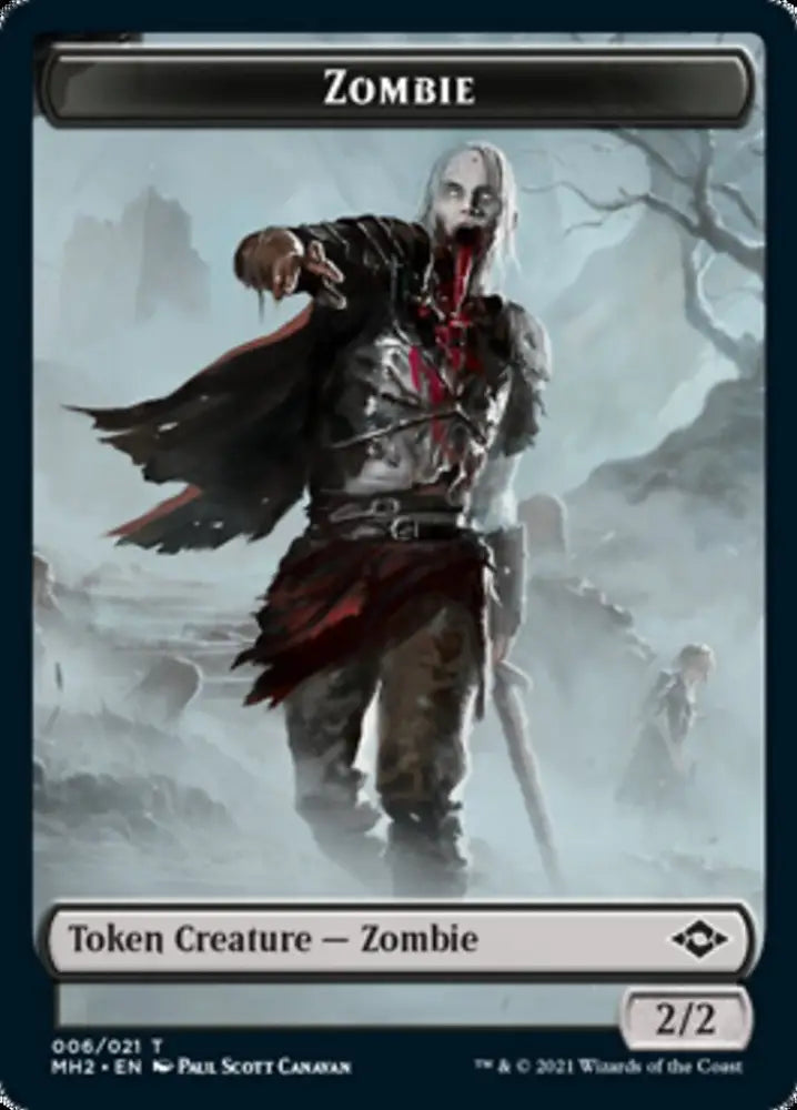 Zombie Token [Modern Horizons 2 Tokens] - MTG Single