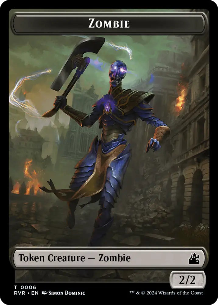 Zombie Token [Ravnica Remastered Tokens] - MTG Single