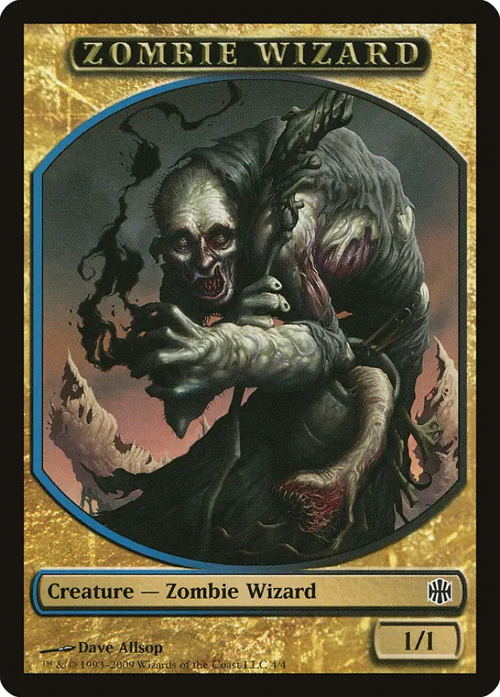Zombie Wizard Token [Alara Reborn Tokens] - MTG Single