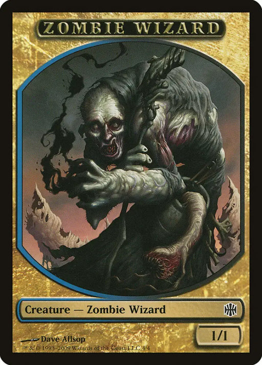 Zombie Wizard Token [Alara Reborn Tokens] - MTG Single