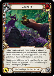 Zoom In (Red) [Everfest] 1st Edition Rainbow Foil - Flesh And Blood Single
