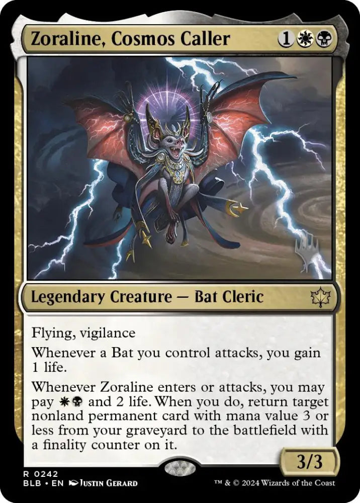 Zoraline Cosmos Caller (Promo Pack) [Bloomburrow Promos] - MTG Single