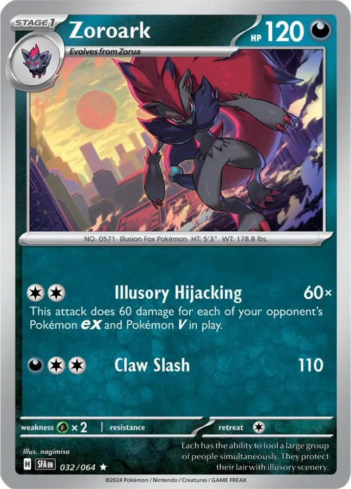 Zoroark (032/064) [Scarlet & Violet: Shrouded Fable] - Pokemon Single