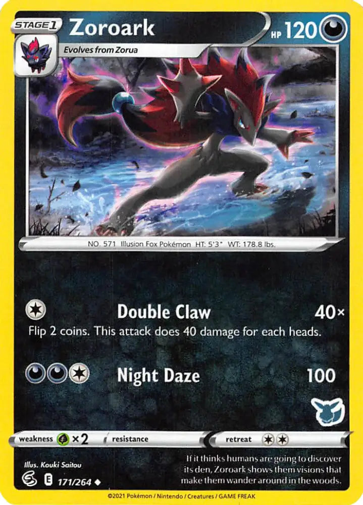 Zoroark (171/264) (Eevee Deck) [Battle Academy 2022] - Pokemon Single