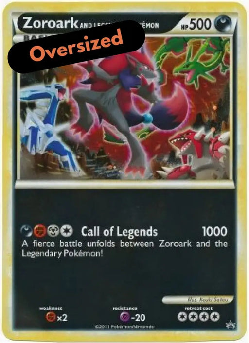 Zoroark and Legendary Pokemon (Jumbo Card) [Miscellaneous Cards] - Pokemon Single