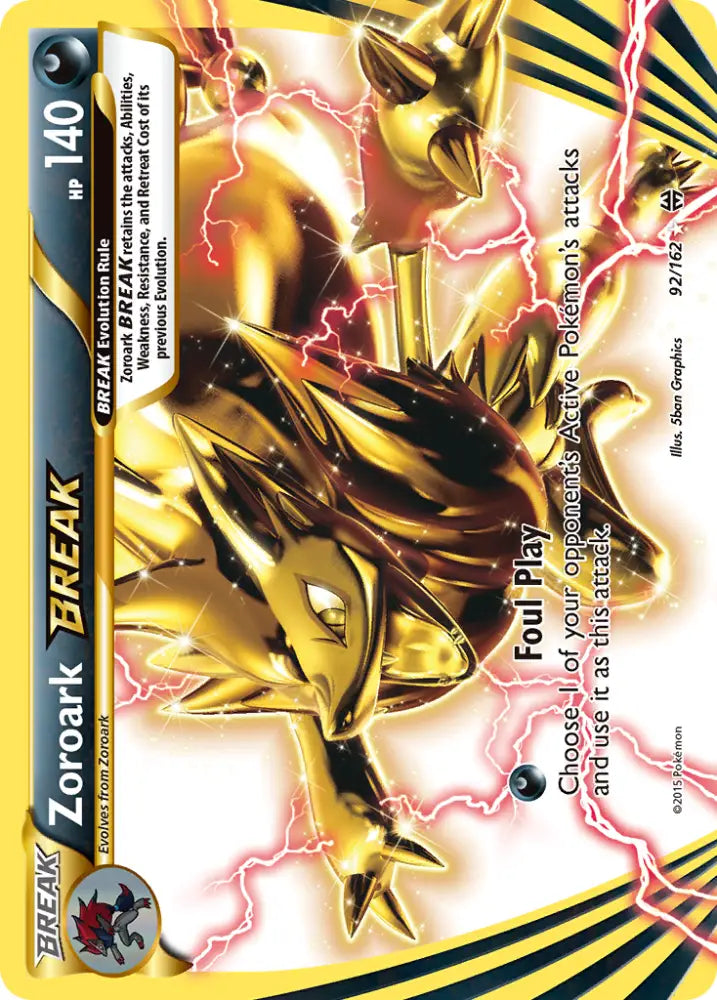 Zoroark BREAK (92/162) [XY: BREAKthrough] - Pokemon Single