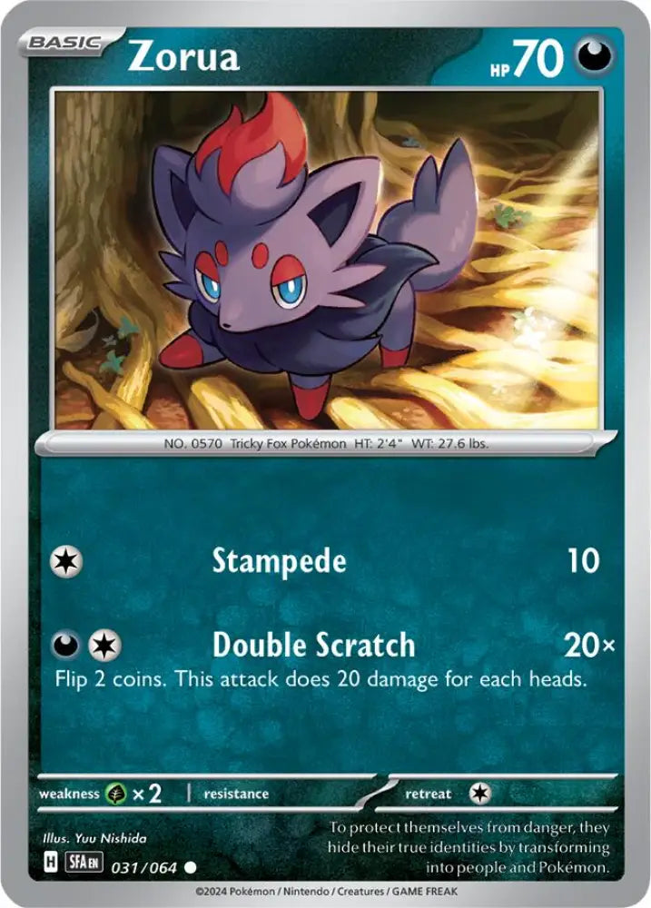 Zorua (031/064) [Scarlet & Violet: Shrouded Fable] - Pokemon Single
