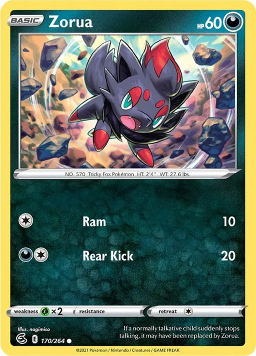 Zorua (170/264) [Sword & Shield: Fusion Strike] - Pokemon Single