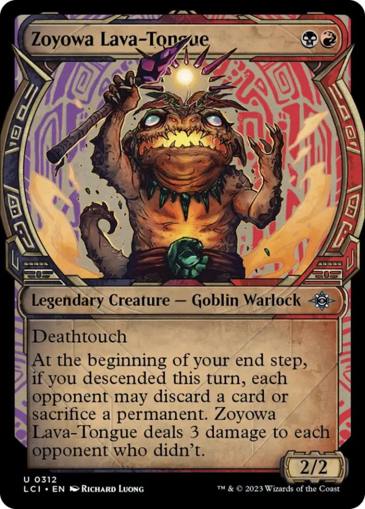 Zoyowa Lava-Tongue (Showcase) [The Lost Caverns of Ixalan] - MTG Single