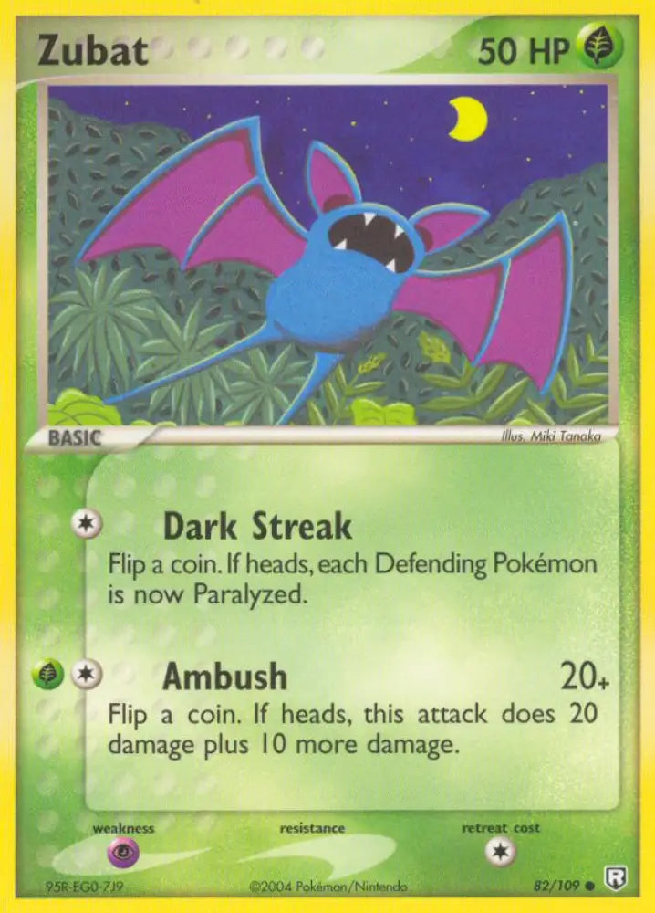 Zubat (82/109) [EX: Team Rocket Returns] - Pokemon Single