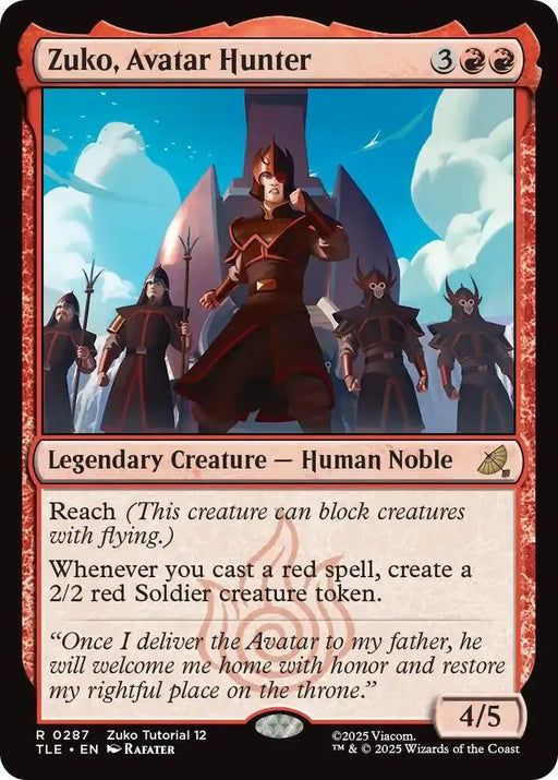 Zuko, Avatar Hunter (0287) [Avatar: The Last Airbender: Eternal-Legal]