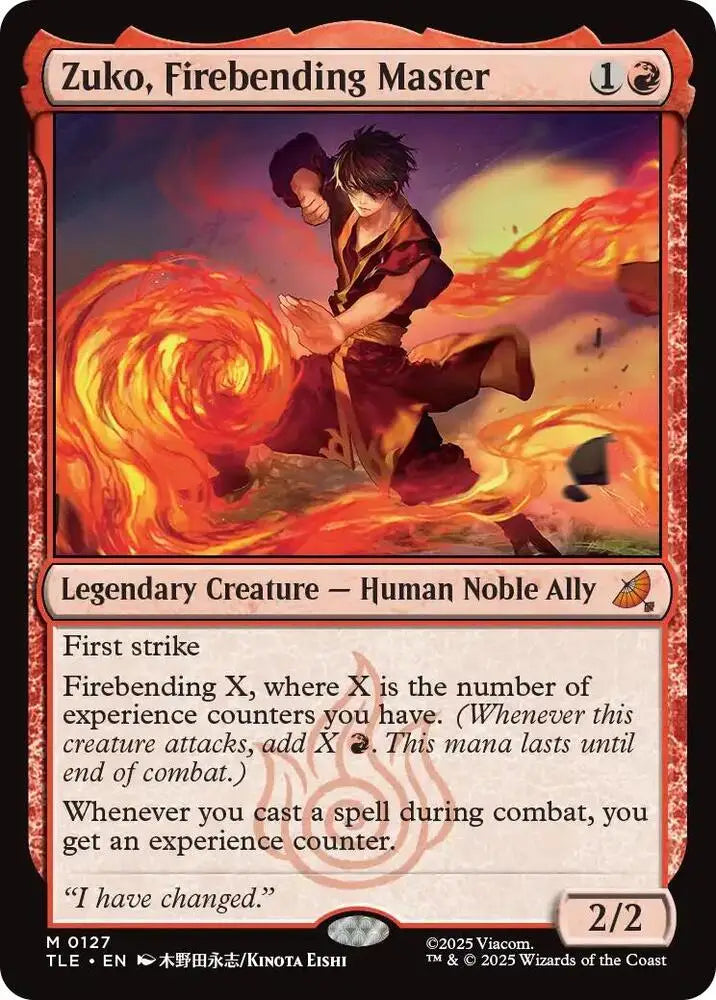 Zuko, Firebending Master (127) [Avatar: The Last Airbender: Eternal-Legal]