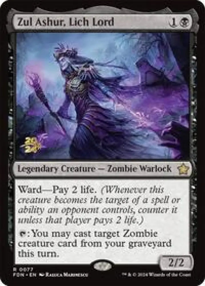 Zul Ashur, Lich Lord (77) [Prerelease Cards]