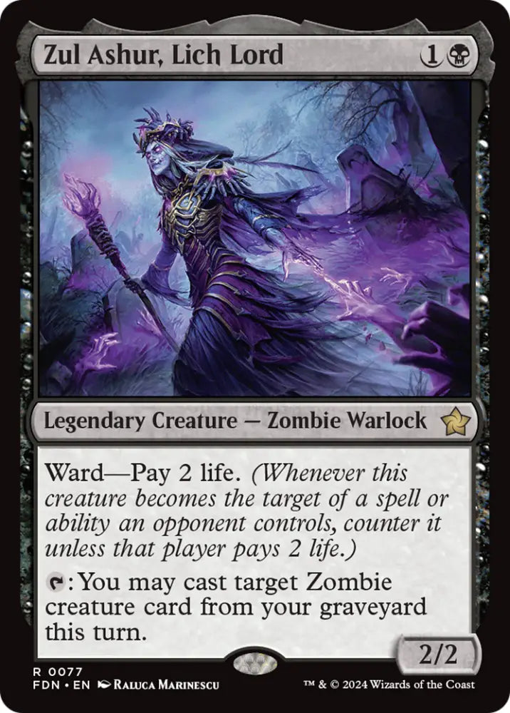Zul Ashur Lich Lord [Foundations] - MTG Single