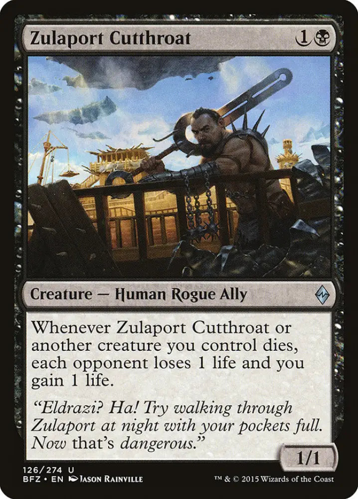 Zulaport Cutthroat [Battle for Zendikar] - MTG Single