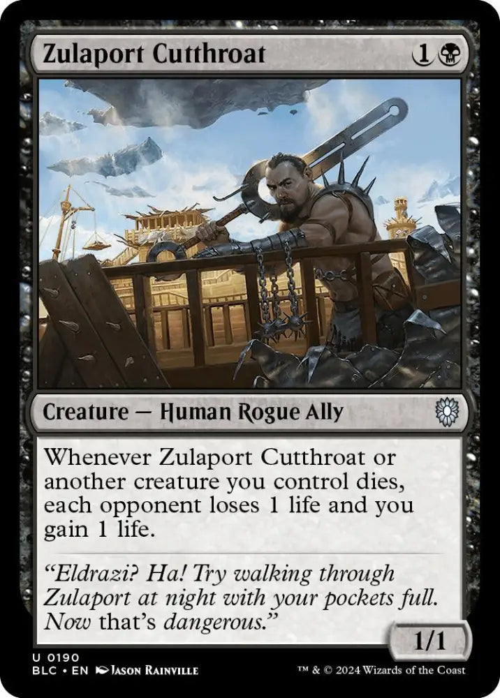 Zulaport Cutthroat [Bloomburrow Commander] - MTG Single