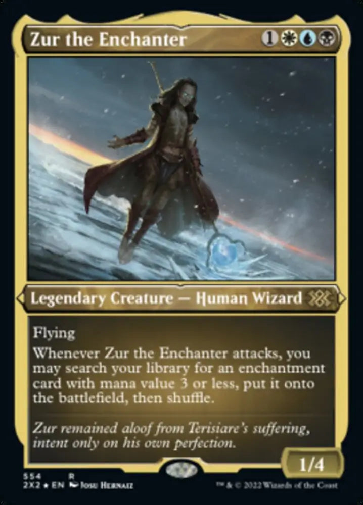 Zur the Enchanter (Foil Etched) [Double Masters 2022] - MTG Single