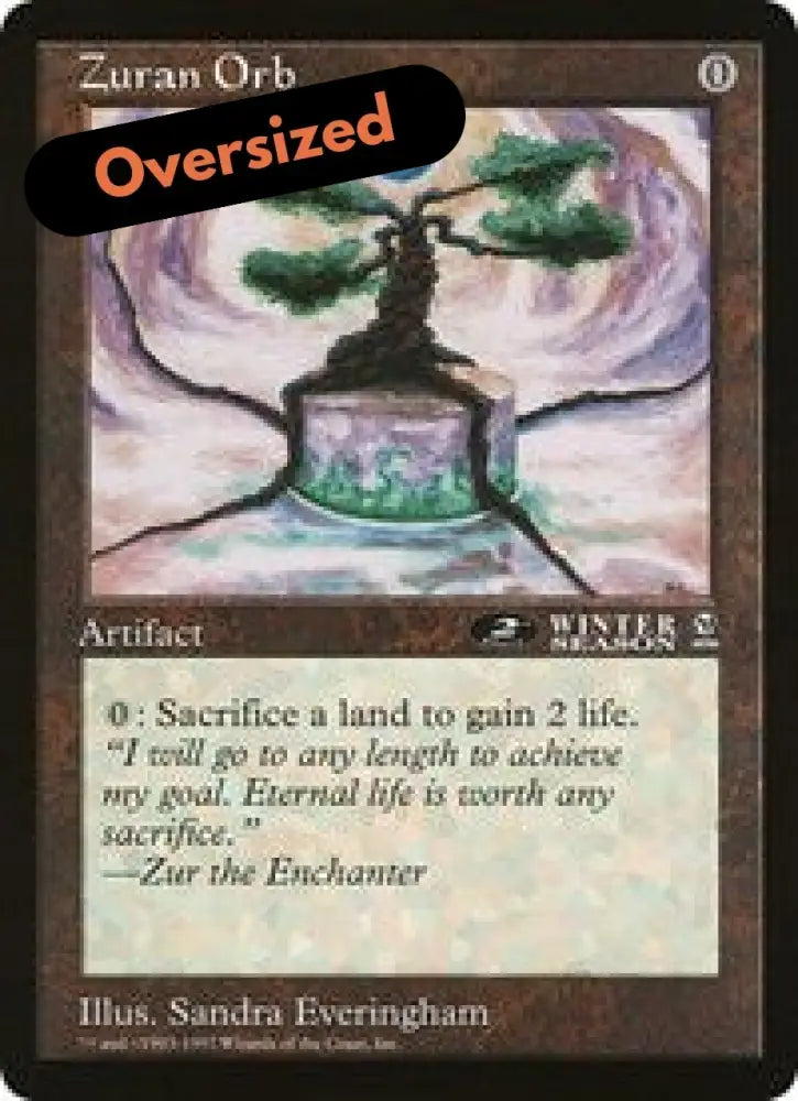 Zuran Orb (Oversized) [Oversize Cards] - MTG Single