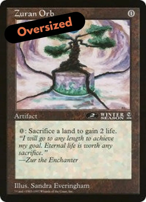 Zuran Orb (Oversized) [Oversize Cards] - MTG Single