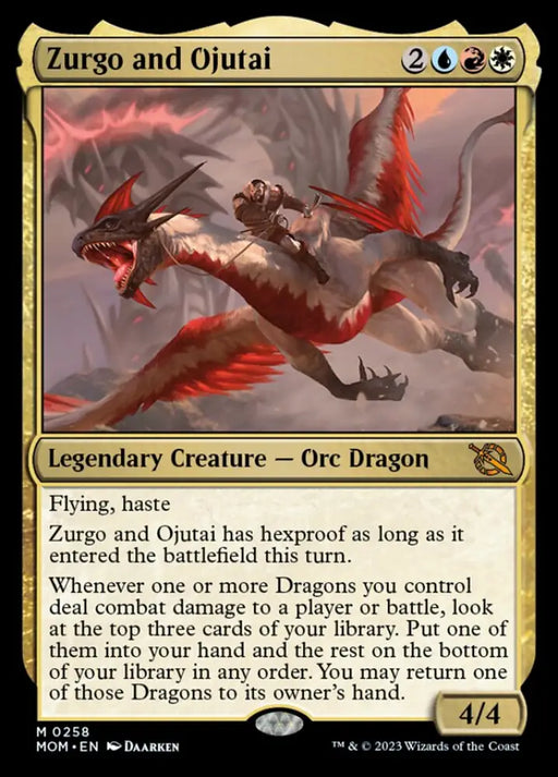 Zurgo and Ojutai [March of the Machine] - MTG Single