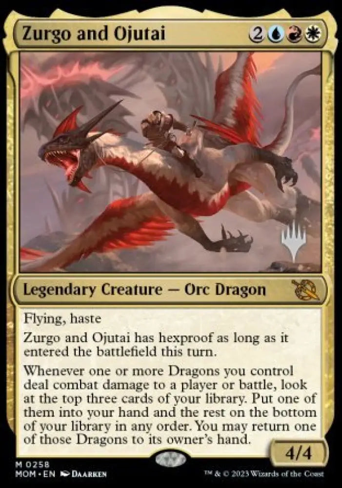 Zurgo and Ojutai (Promo Pack) [March of the Machine Promos] - MTG Single